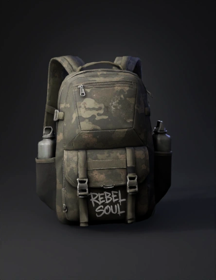 camouflage tactical backpack with hydration side pocket distressed fa
